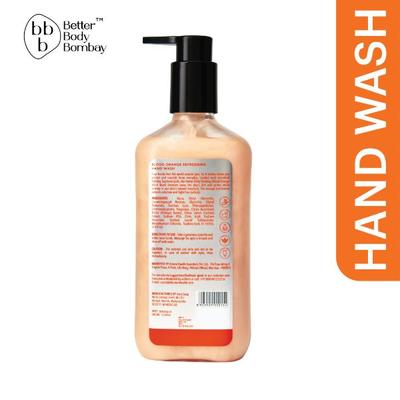 BBB Better Body Bombay Refreshing Hand Wash- Blood Orange 300 ml - Hand Wash & Soaps