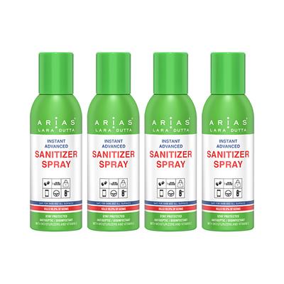 Arias Sanitizer Spray (Pack of 4 X 200 ml) - Hand Sanitizer