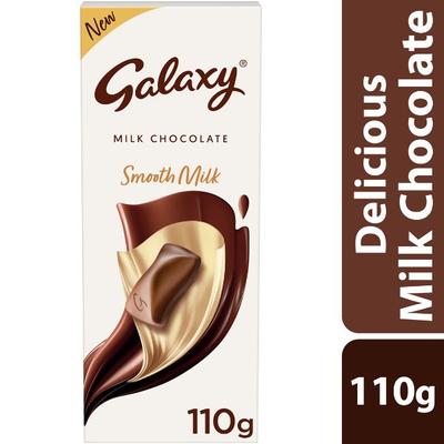 Galaxy Milk Chocolate Bar - Smooth Milk 110 gm - Nutritional Bars