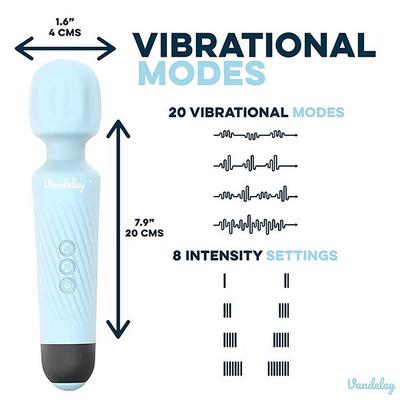 Vandelay Magic Mate Body Massager - Light Blue - Massagers