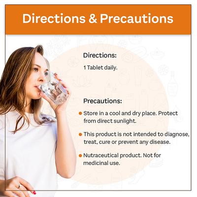 Vogue Wellness Nano Curcumin Tablet 60's - Herbal Dietary Supplement