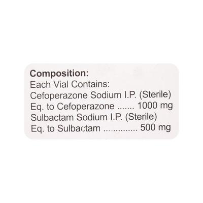 CONVICTUS FORTE 1.5gm Injection 1's - Bacterial Infections-Cep