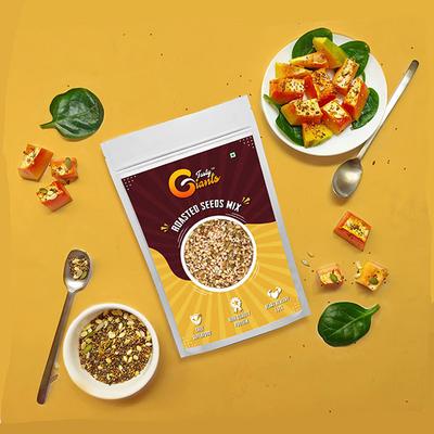 Tasty Giants Roasted Seeds Mix 250 gm - Nutritional Bars