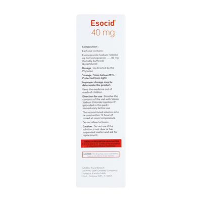 ESOCID 40mg Tablet 10's - Ulcer/Reflux/Flatulence-Aaa