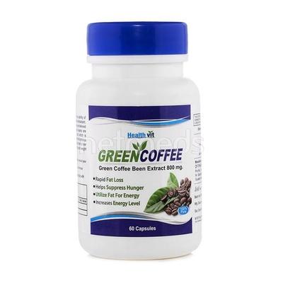 Healthvit Green Coffee Bean Extract 800 Mg Capsules 60'S - Herbal/Green Teas