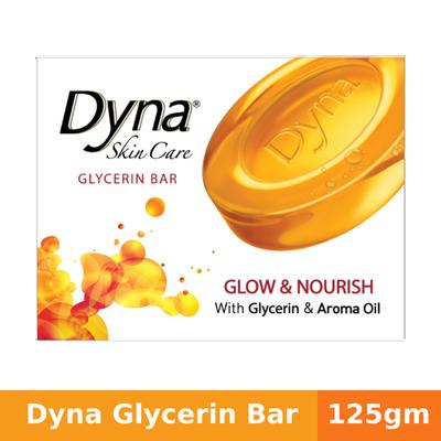 Dyna Glycerin Bar Soap (Pack of 3 x 125 gm) - Soaps