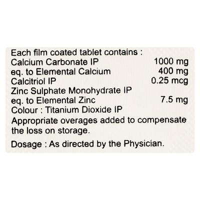 CATROL Z Tablet 10's - Bone Metabolism-Vit