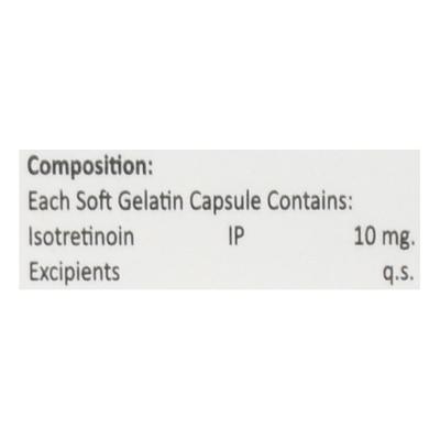 Isokon 10mg Capsule 10'S - Acne-Acn