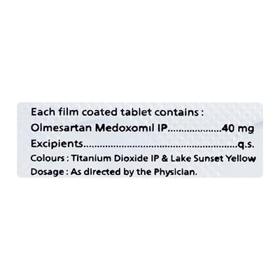 OLMETROL 40mg Tablet 10's - Hypertension-Ang