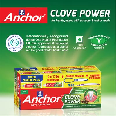 Anchor Clove Power Toothpaste - Super Saver Pack - Toothpaste
