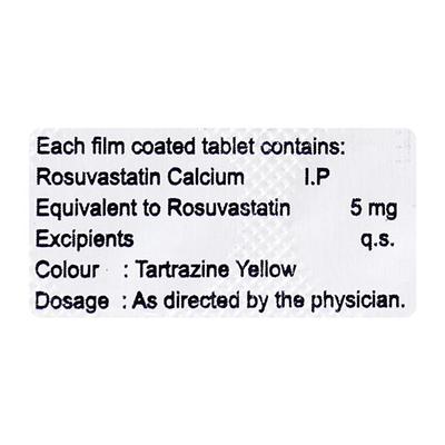 ROSAFE 5 Tablet 10's - High Cholesterol-Dys