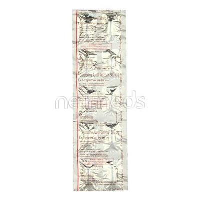 CEF Vepan 500mg Tablet 10'S - Bacterial Infections-Cep