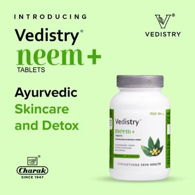 Vedistry Neem+ Tablet 60's - Pure Herbs