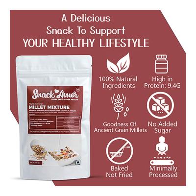 Snack Amor Millet Mixture 100 gm - Nutritional Bars