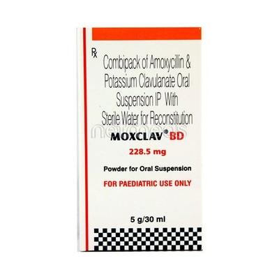 MOX Clav BD 228.5mg Suspension 30ml (N) - Bacterial Infections-Pen
