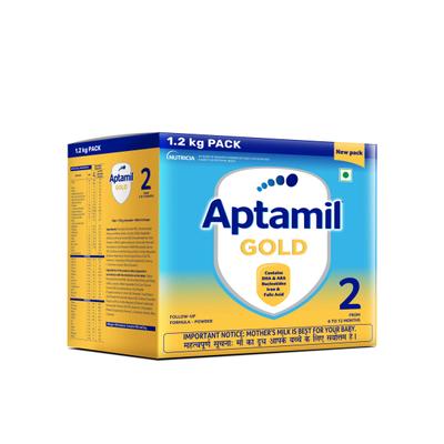 Aptamil Gold FollowUp Formula Stage 2 Powder (6-12 months) 1.2 kg - Baby And Infant Supplements