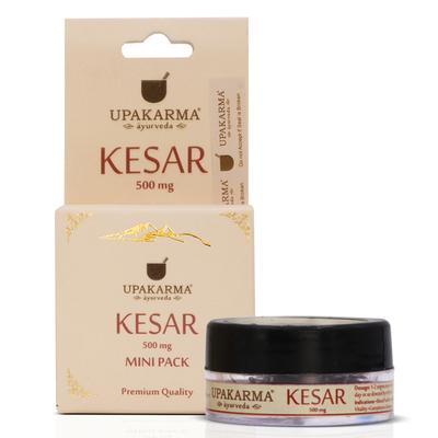 Upakarma Ayurveda Kesar Mini Pack 500 mg - Personal Care (Ayush)