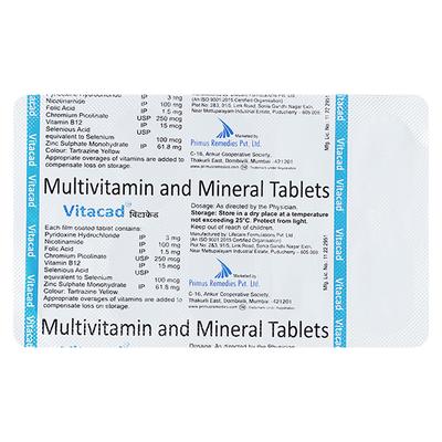 Vitacad Tablet 10's - Supplements-Vam