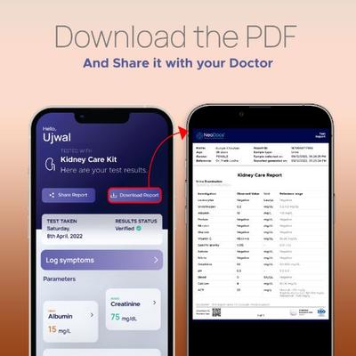 Neodocs Kidney Care Instant Urine Test Kit - Health Monitoring Devices