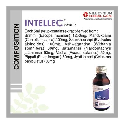 Intellec Syrup (Pack of 3 x 200 ml) - General Health