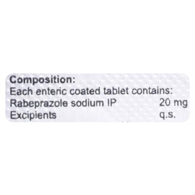 COGNIRAB 20 Tablet 10's - Ulcer/Reflux/Flatulence-Aaa