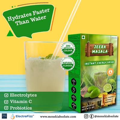 ElectroFizz Instant Energy Drink Powder - Jeera Masala 1 kg - Energy Drinks
