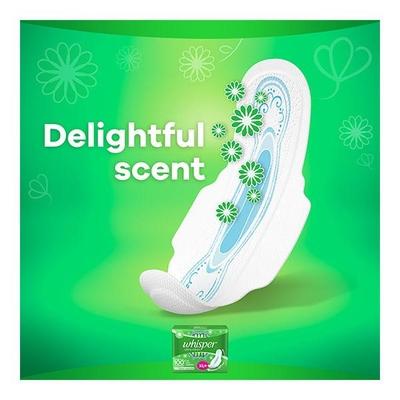 Whisper Ultra Clean Wings (XL plus) Sanitary Pad 15's - Sanitary Napkins