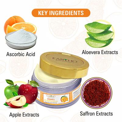 Eartho Essentials Skin Brightening Face Pack - Vitamin C 50 gm - Facial Kits