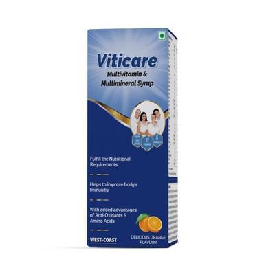 West Coast Viticare Syrup - Delicious Orange 200 ml - General Health
