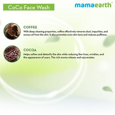 Mamaearth Face Wash - CoCo 100 ml - Face Wash & Cleansers