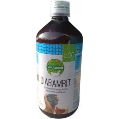 Vaidyamrit Diabamrit Kwath 500 ml - Diabetes Care (Ayush)