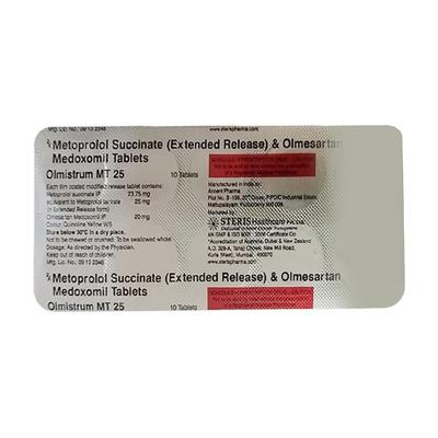 OLMISTRUM MT 25 Tablet 10's - Hypertension-Bet