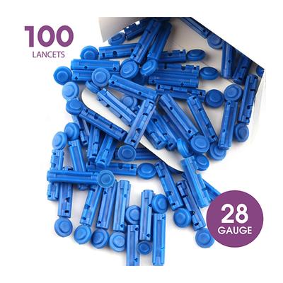 1Mile Twist Lancets - Blue 100's - Blood Glucose Monitors/Strips