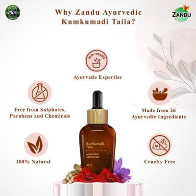 Zandu Kumkumadi Taila 30 ml - Personal Care (Ayush)