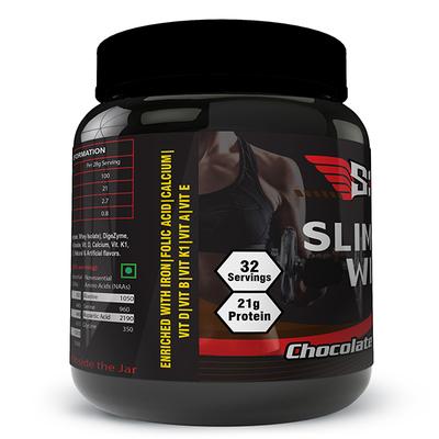 SOS Nutrition Slimming Whey Protein Powder - Chocolate Flavour 2 lb - Whey Proteins