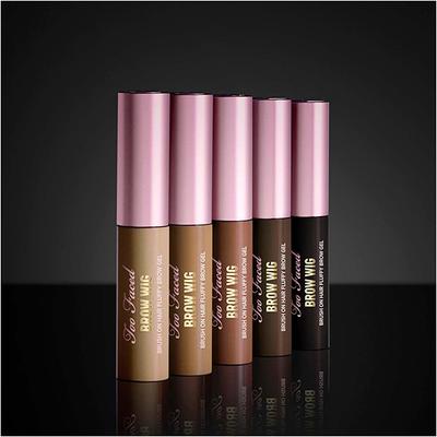 Too Faced Brow Wign Brush On hair Fluffy Brow Gel Soft Brown 5.5ml - Eyebrow Pencils & Enhancers