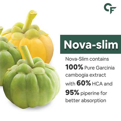 CF Novaslim Garcinia Cambogia 2500 mg Veg Tablet 120's - Herbal Dietary Supplement