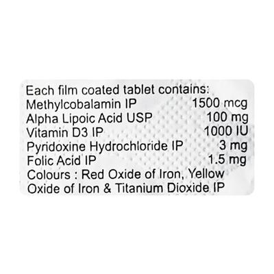 MECOBYTE D3 Tablet 10's - Supplements-Vam