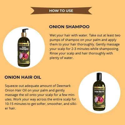 Deemark Onion Hair Care Kit - Personal Care (Ayush)