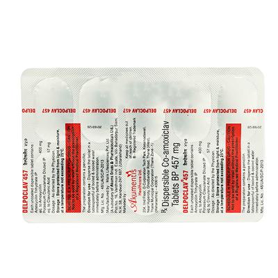 Delpoclav 457mg Tablet 10'S - Bacterial Infections-Pen