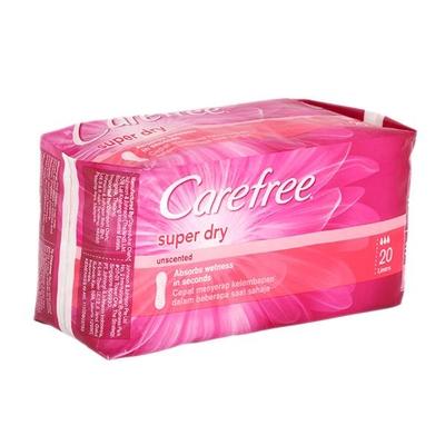 Carefree Super Dry Panty Liners (Regular) 20's - Panty Liners