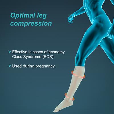 Tynor Compression Garment Leg Below Knee Closed Toe - Wide (L) (I 81) - Knee/Ankle/Leg/Foot Supports