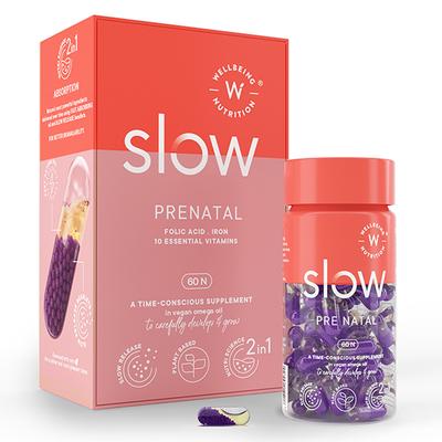 Wellbeing Nutrition Slow 2 in 1 Prenatal Capsule 60's - Women Health
