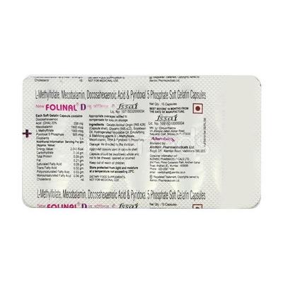 Folinal D Capsule 10'S - Supplements-Vam