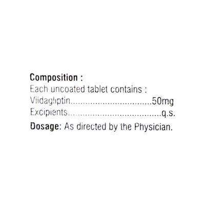 VILCOSE 50 Tablet 15's - Diabetes-Ant