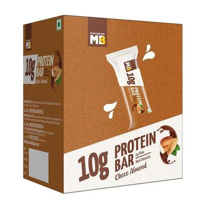 MuscleBlaze Protein Bar - Choco Almond (Pack of 6 x 35 gm) - Nutritional Bars
