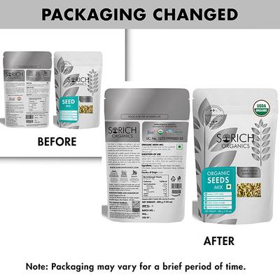 Sorich Organics USDA Certified Organic Seeds Mix 200 gm - Nutritional Bars