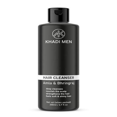 Khadi Men Hair Cleanser - Amla & Bhringraj 200 ml - Personal Care (Ayush)