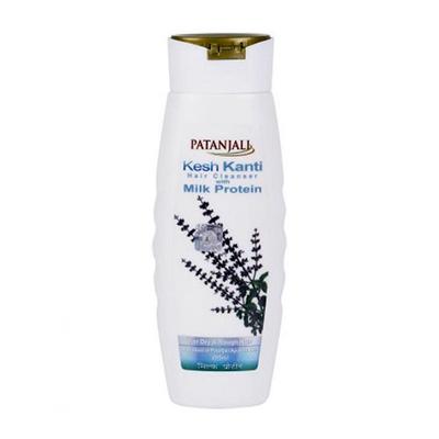 Patanjali Kesh Kanti Hair Cleanser - Milk Protein (Pack of 3 x 200 ml) - Shampoos