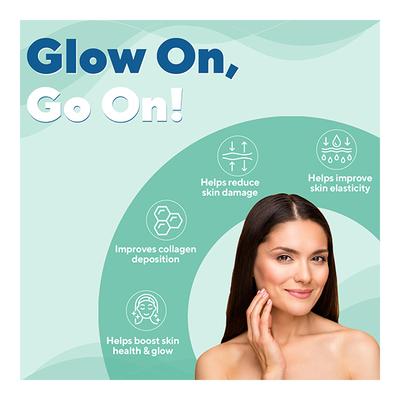 Zinga Vita Skin Glow Gummies for Women - Orange 60's - Vitamin C